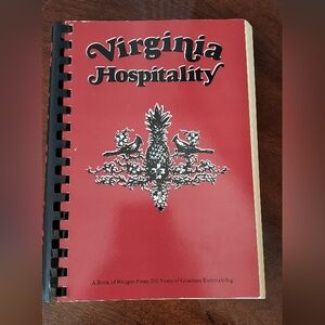 Cookbook Virginia Hospitality 1982 Junior League Hampton Collection Paperback